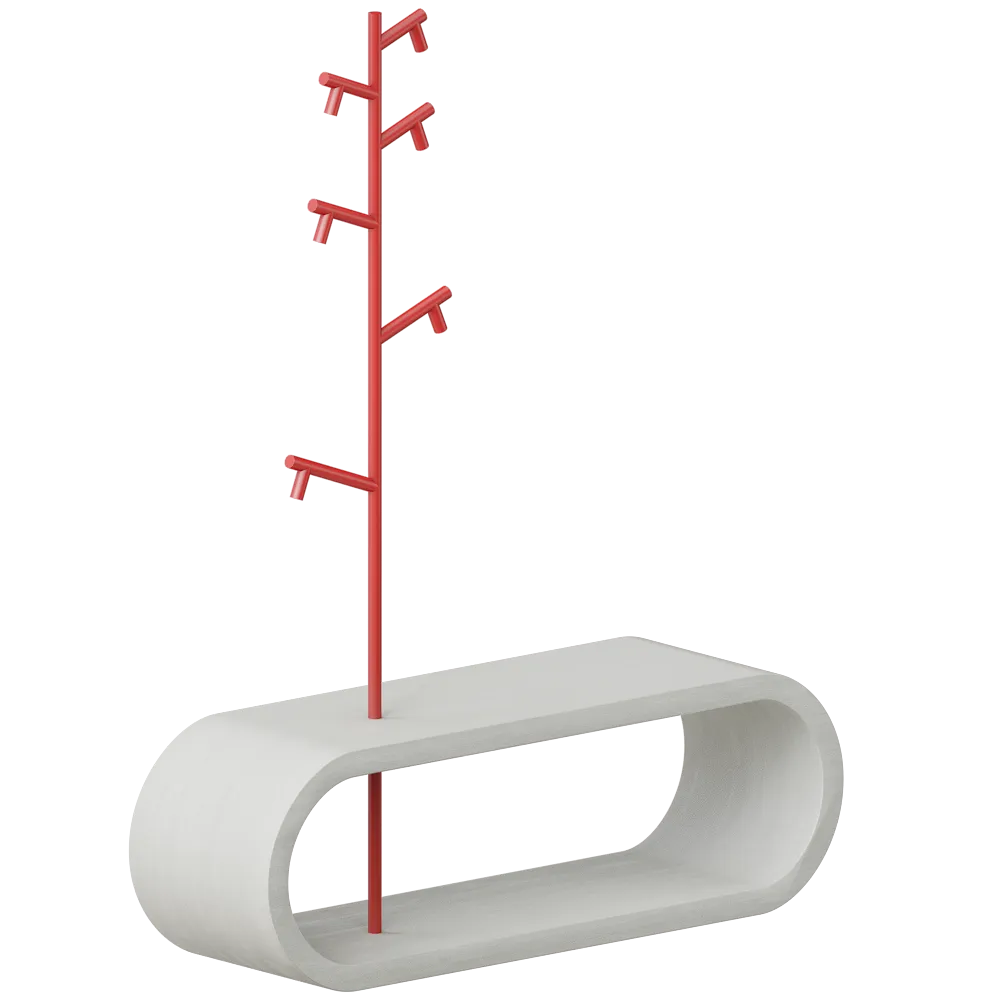 ODINGENIY - Banquette with hanger Cycle 3D Model