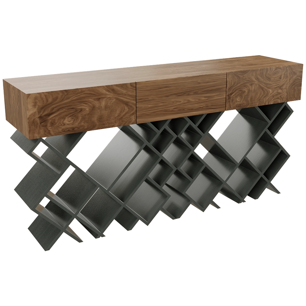 ODINGENIY - Cabinet-console Pixel high 3D Model