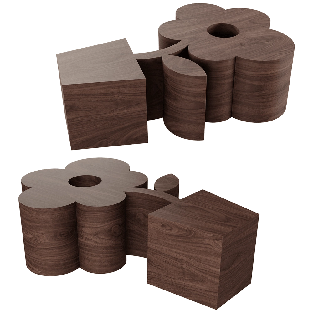 ODINGENIY - Table Flower in a pot 3D Model