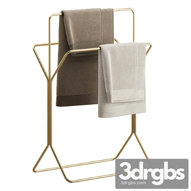 Odise Towel Holder 3D Model Free