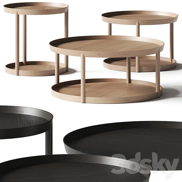Offecct Archipelago Coffee Tables 3D Model