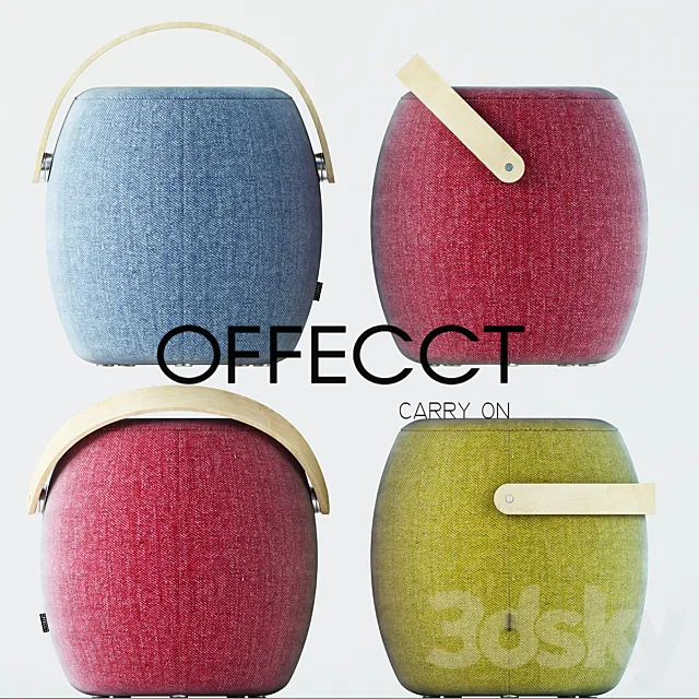 OFFECCT - carry-on stool 3D Model