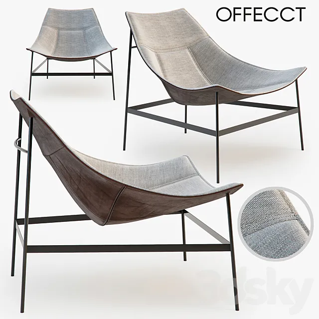 Offecct Chair Montparnasse chair 3D Model