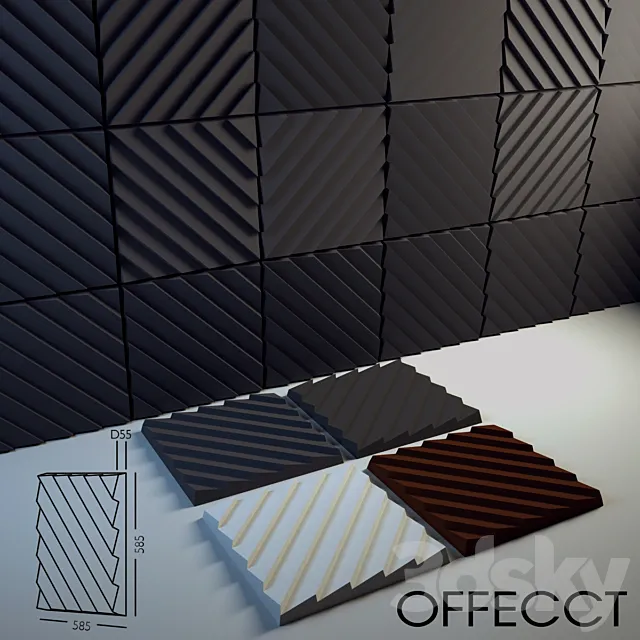 Offecct Stripes 3D Model