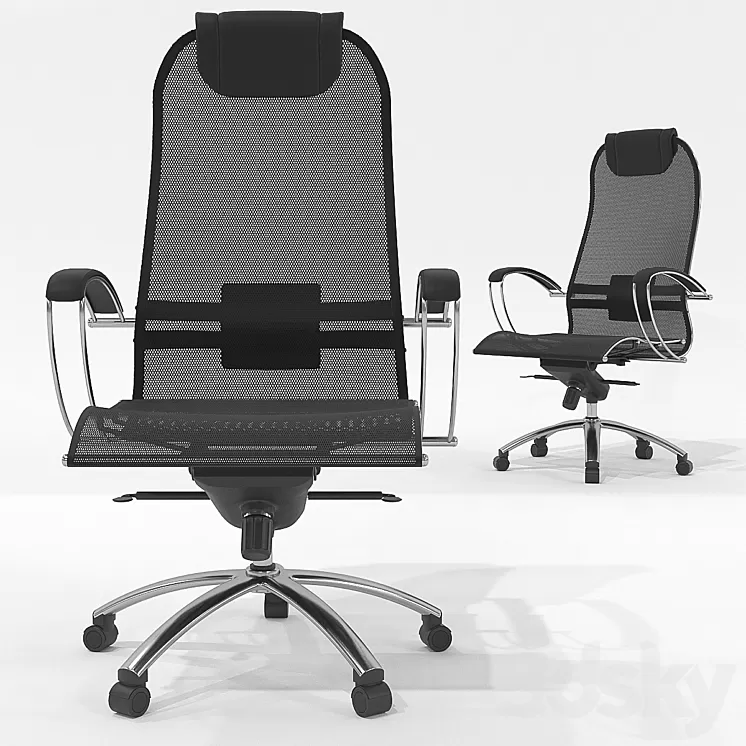 Office Armchair Samurai 3D Model