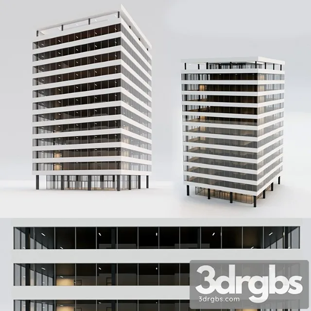 Office Building 3D Model Download