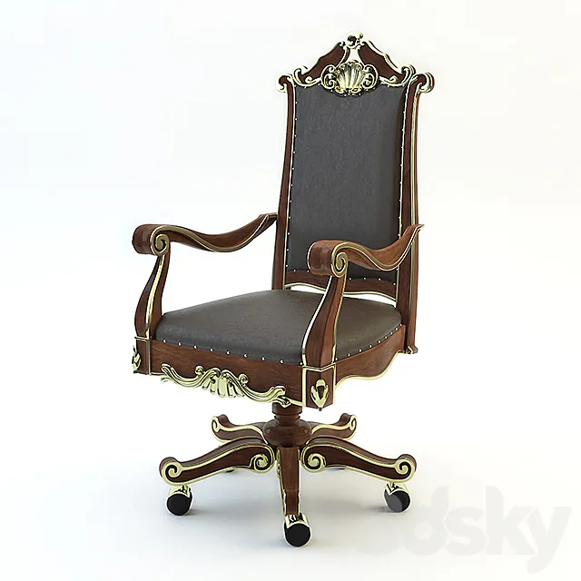 Office chair: 12501 Modenese Gastone 3D Model