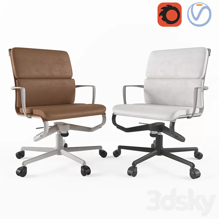 Office Chair Alias Rollingframe 3D Model