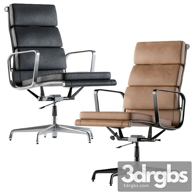 Office chair boss leather 2 3D Model Free