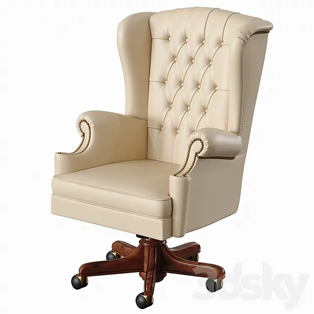 Office chair BUSH Marzorati 3D Model