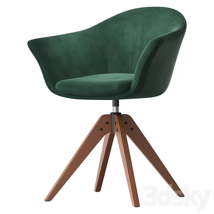 Office chair Dalqui by La Redoute 3D Model Free