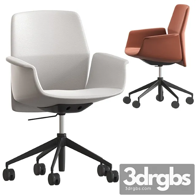 Office Chair Dovntovn From Poltrona Frau 3D Model Free