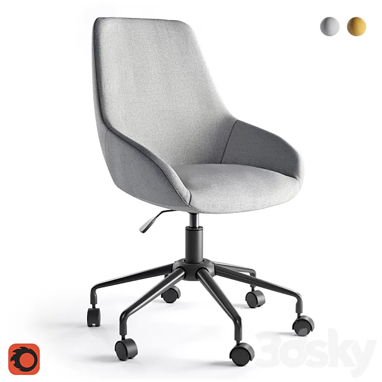 Office chair La Redoute ASTING 3D Model