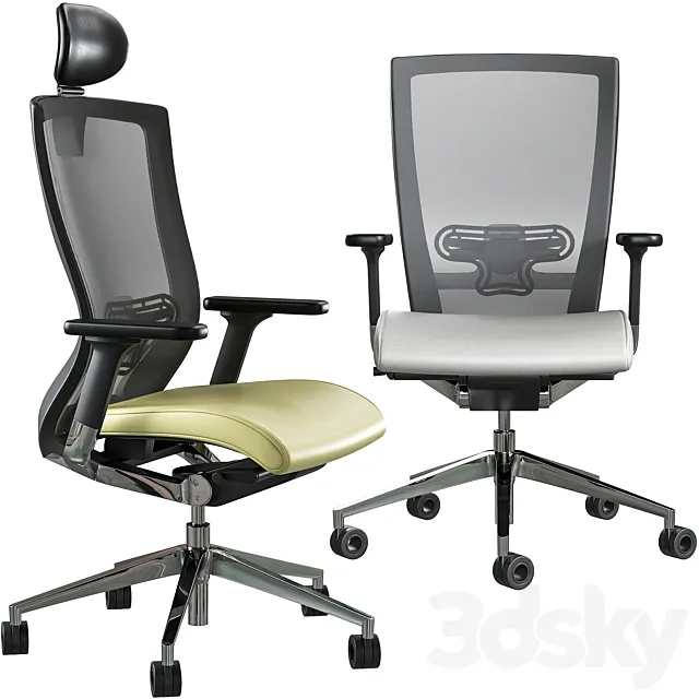 Office chair Milani X-chair 3D Model