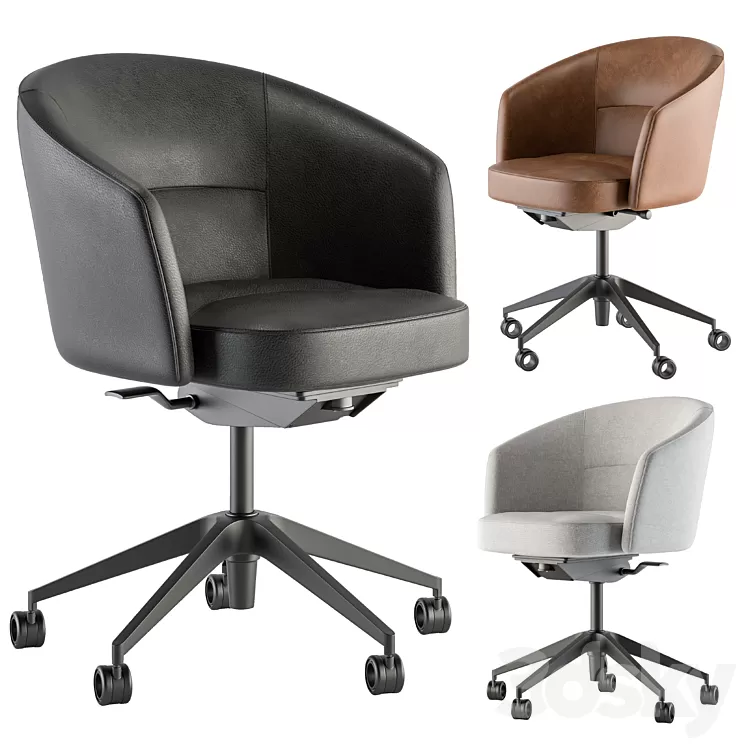 Office Chair - Set 18 3D Model Free