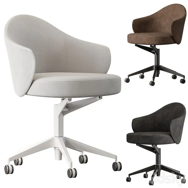 Office Chair - Set 22 (6 Color) 3D Model