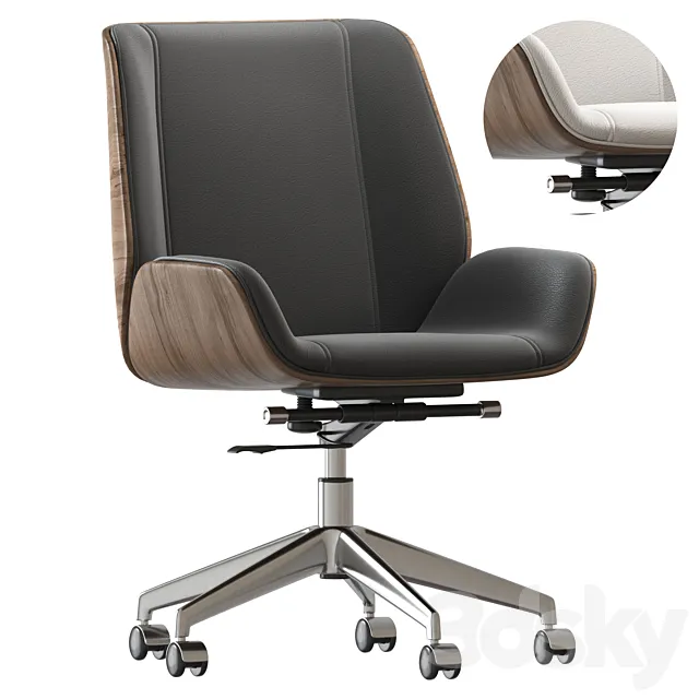 Office chair TopChairs Crown 3D Model