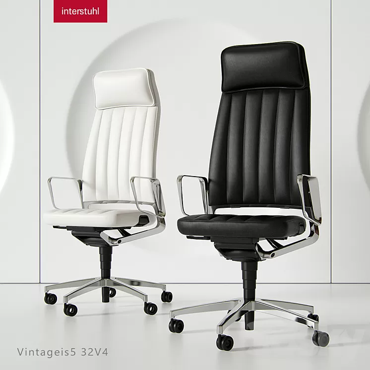 Office chair VINTAGEis5 32V4 3D Model