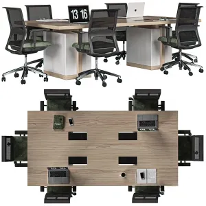 Office Desk - Table - 3D - 007