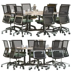 Office Desk - Table - 3D - 010