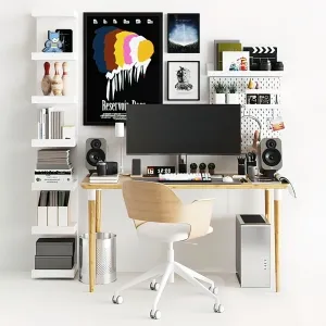 Office Desk - Table - 3D - 013