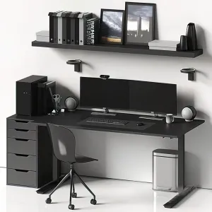 Office Desk - Table - 3D - 014
