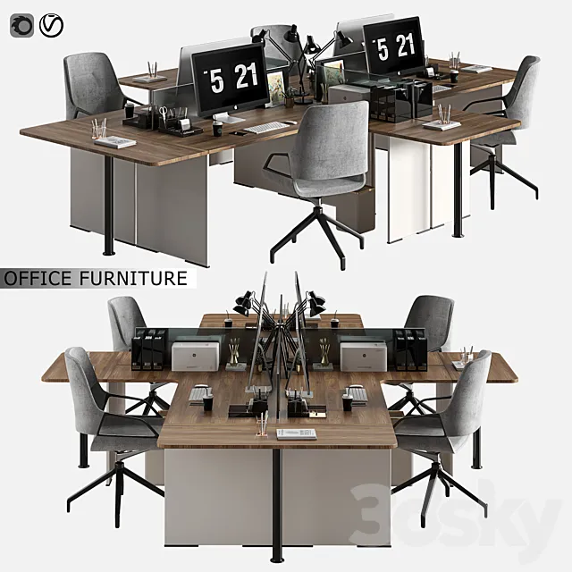 office furniture 07 3DModel