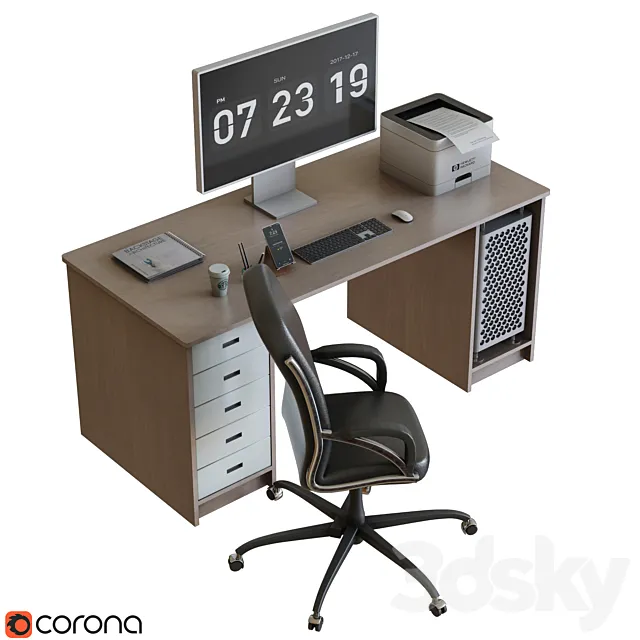 Office Furniture 2 3DModel