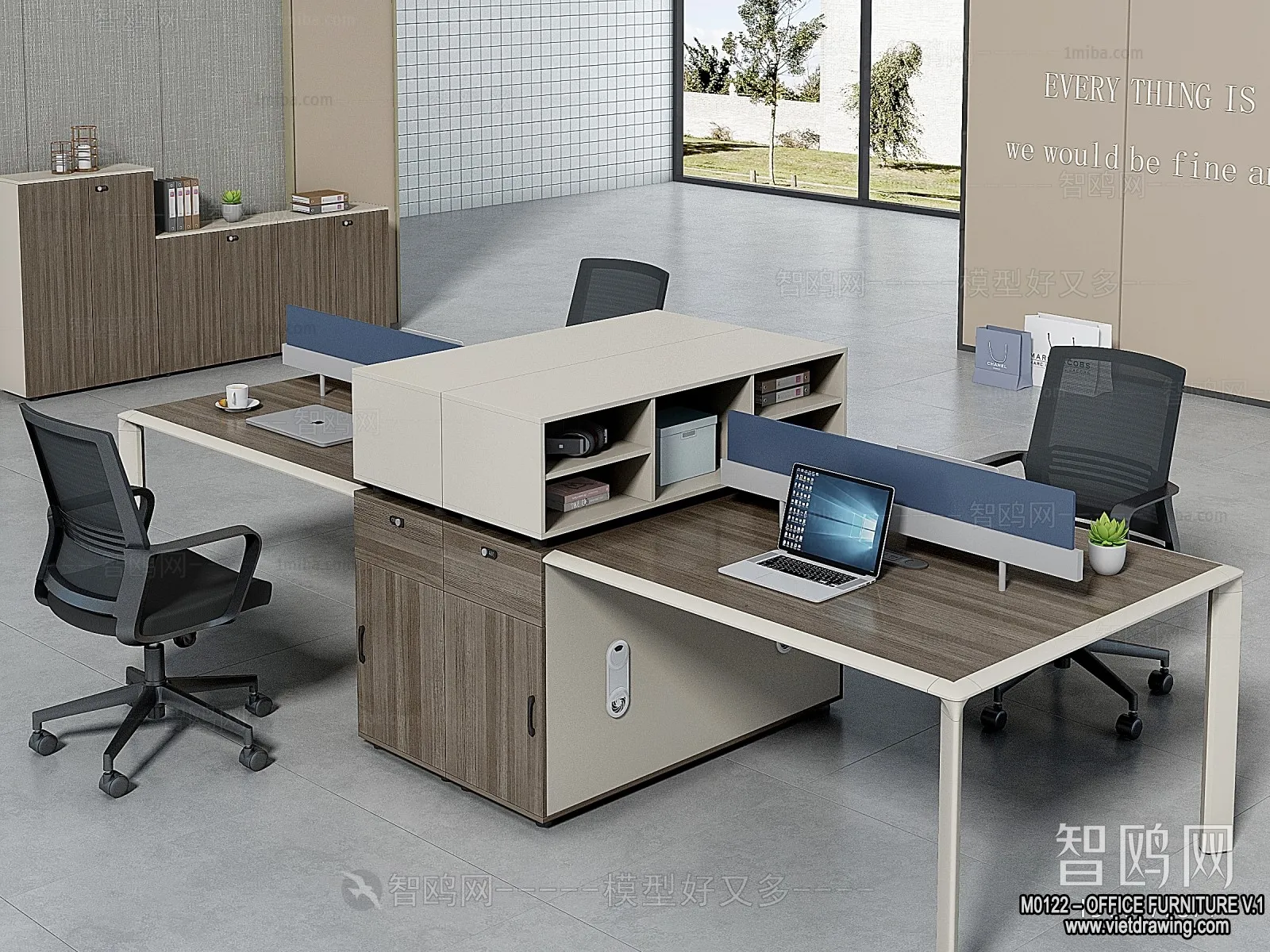 Office Furniture - 3D Models - Modern Style - 005