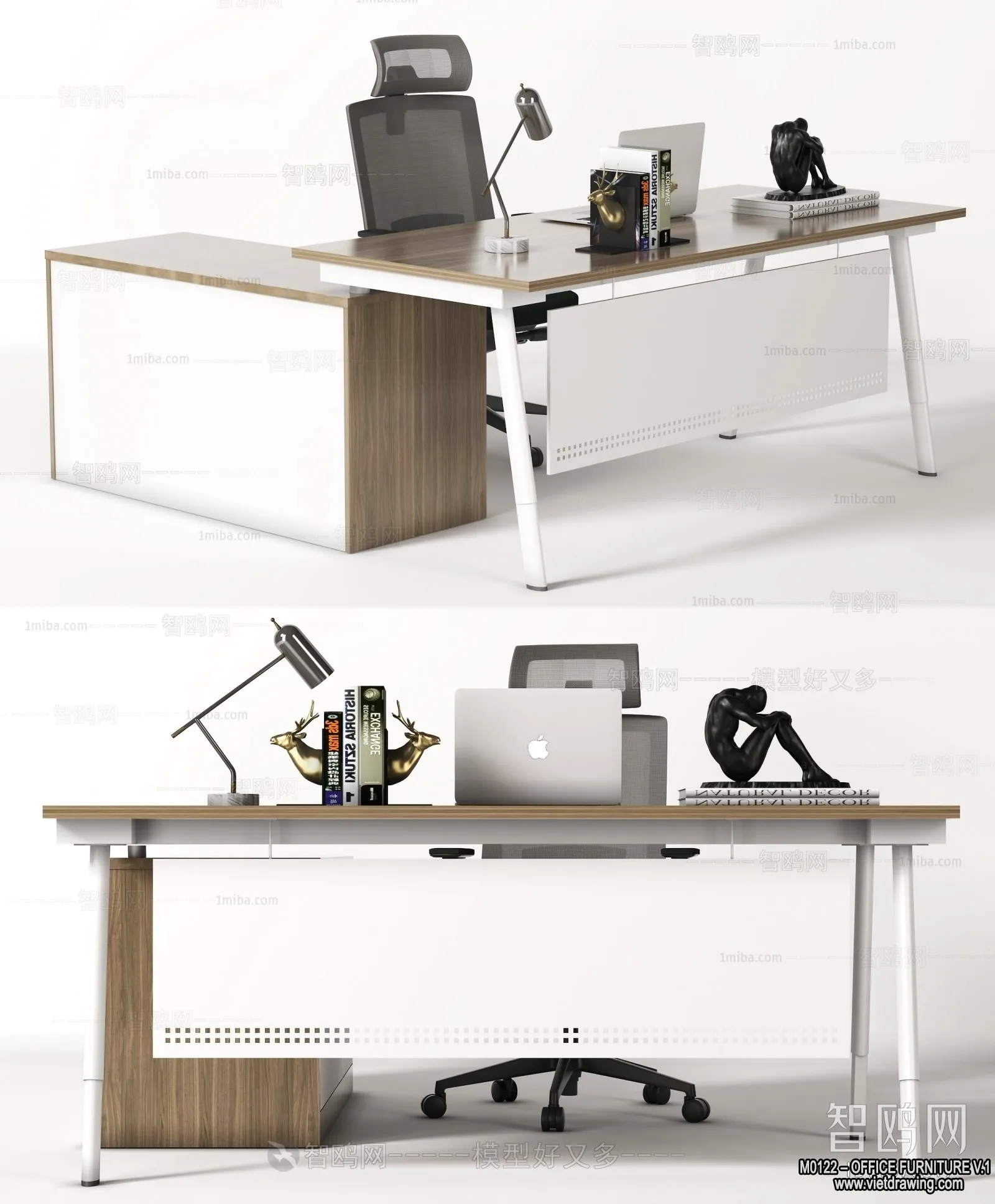 Office Furniture - 3D Models - Modern Style - 007