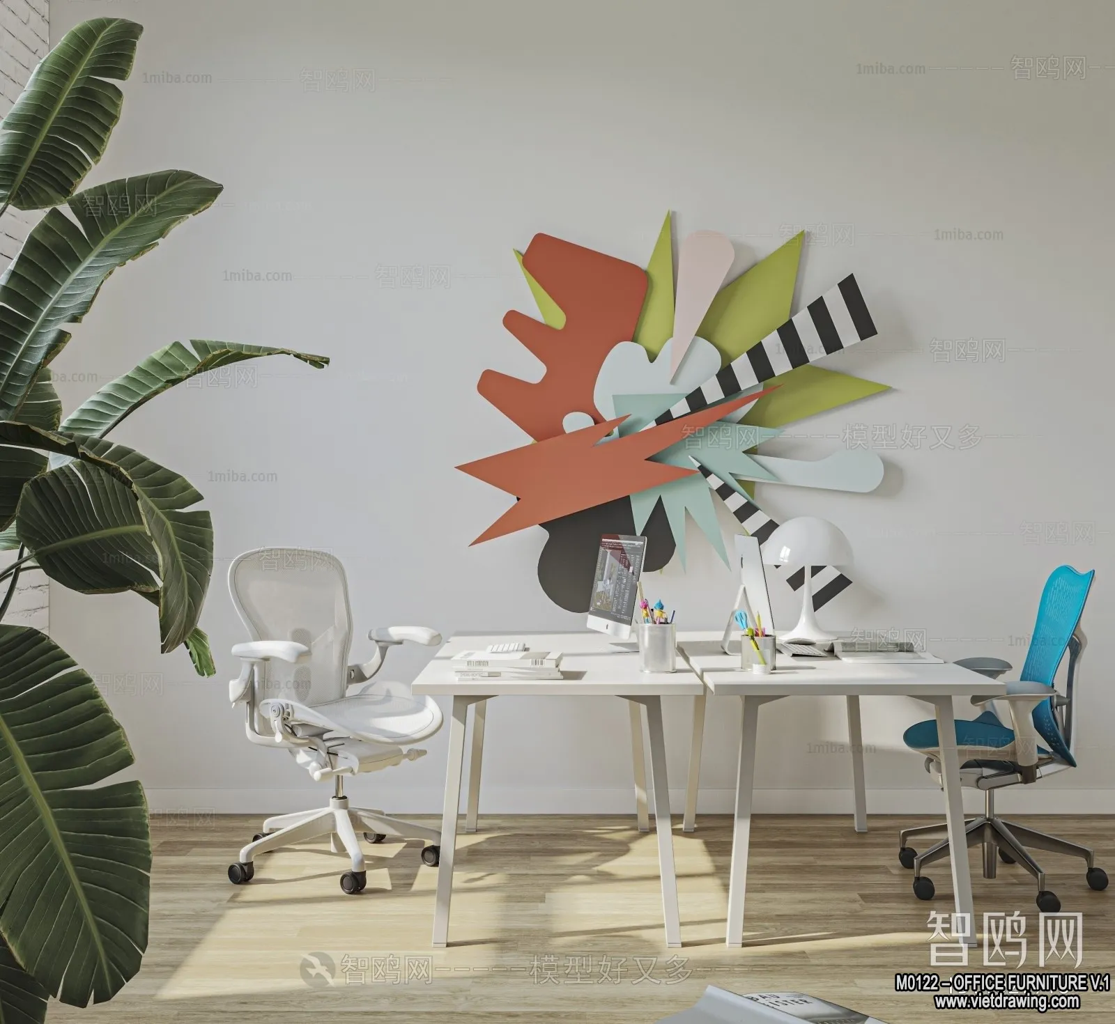 Office Furniture - 3D Models - Modern Style - 009