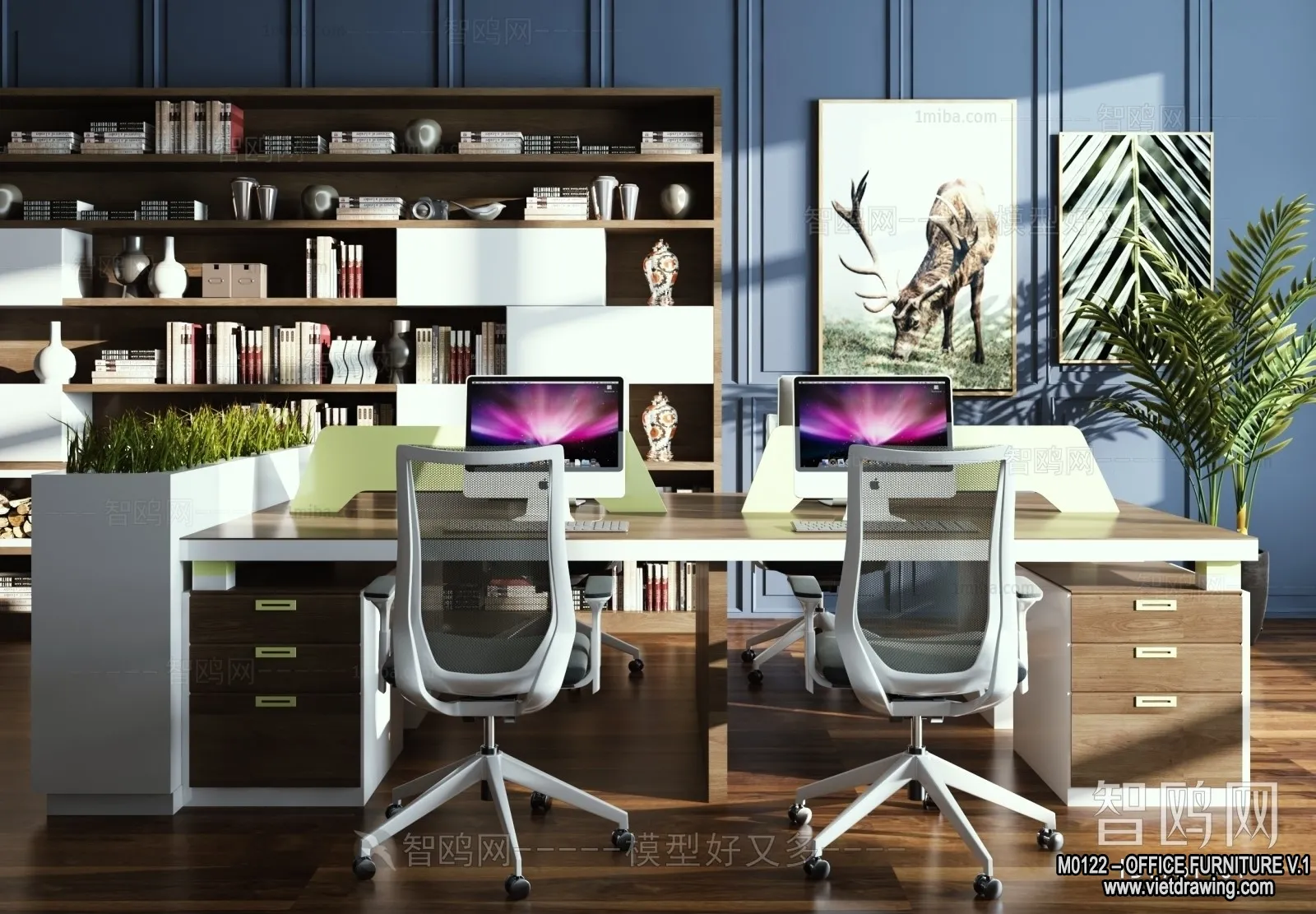 Office Furniture - 3D Models - Modern Style - 010