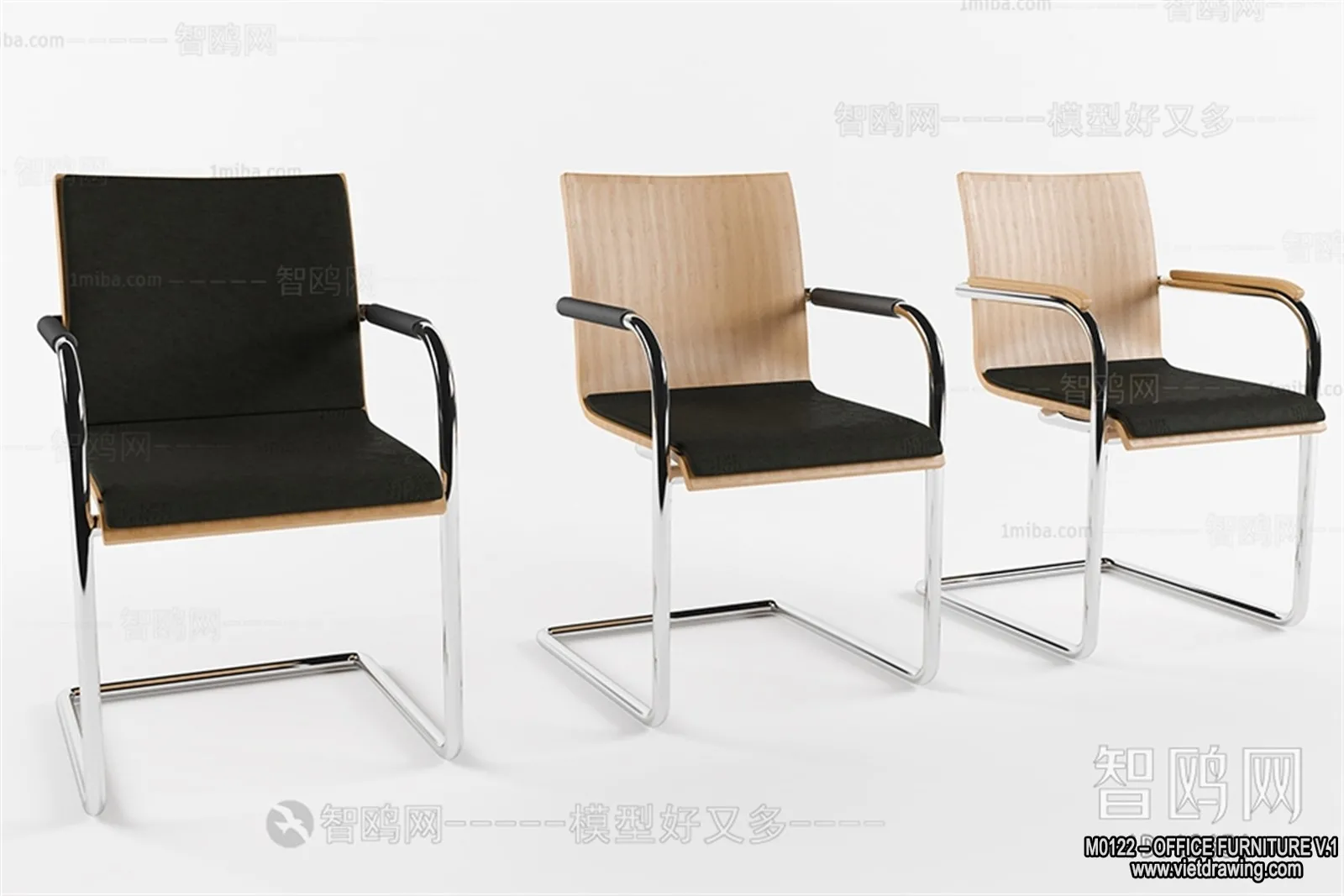 Office Furniture - 3D Models - Modern Style - 018