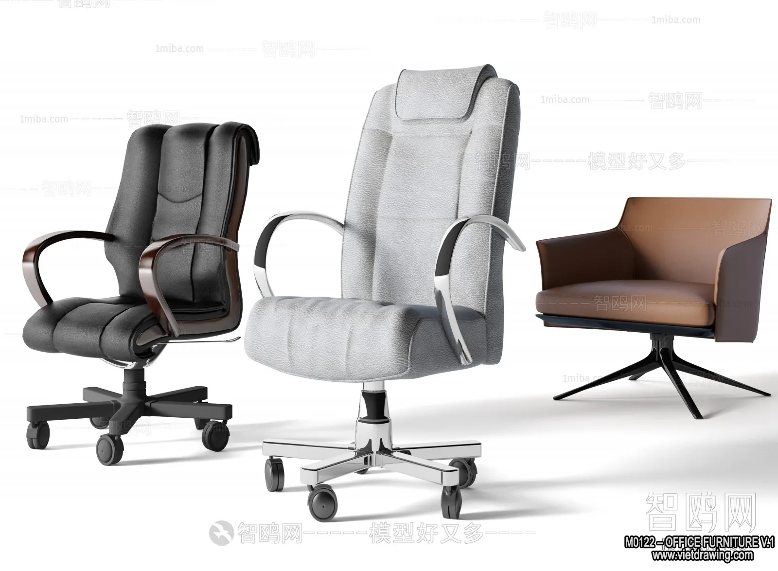 Office Furniture - 3D Models - Modern Style - 023