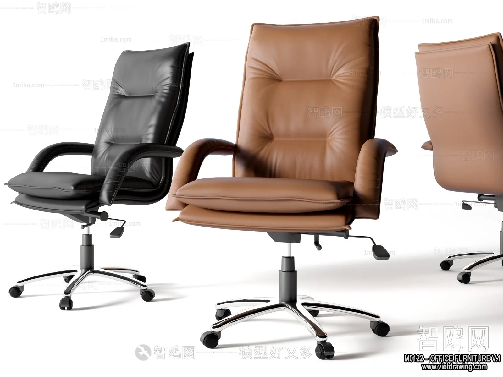 Office Furniture - 3D Models - Modern Style - 024