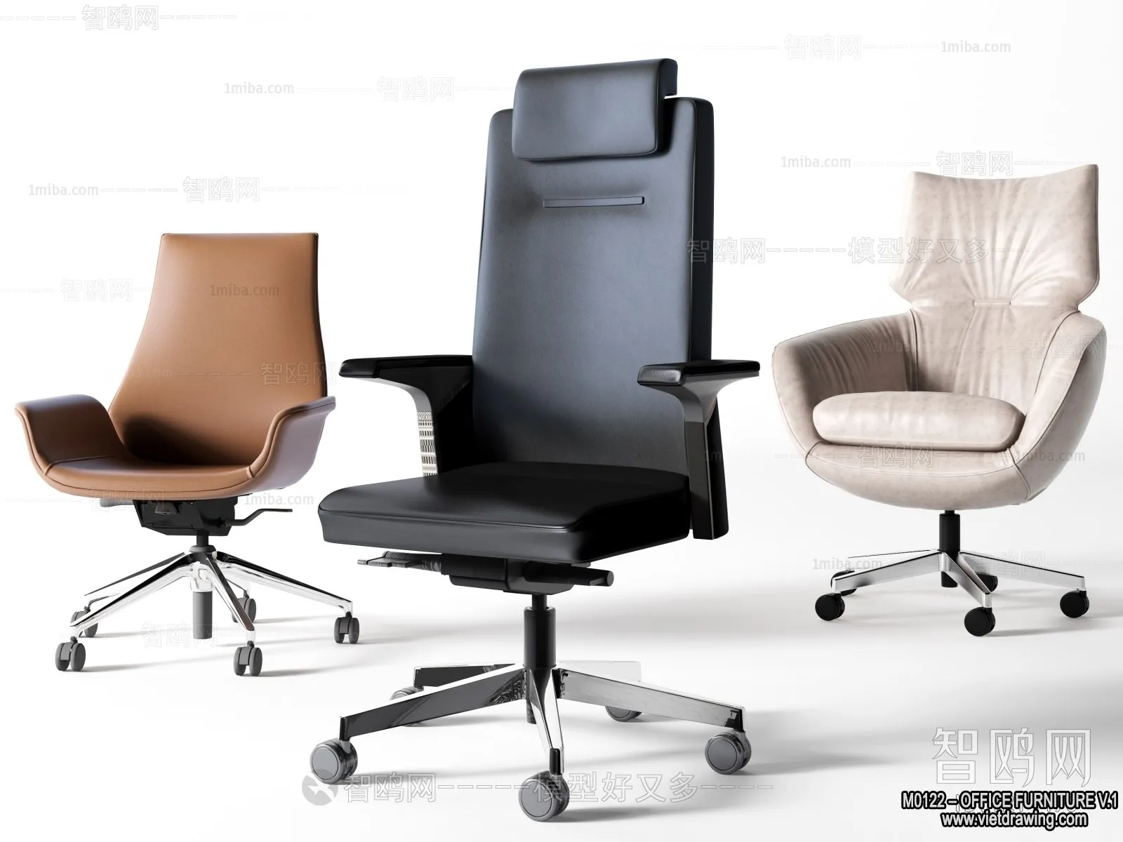Office Furniture - 3D Models - Modern Style - 025