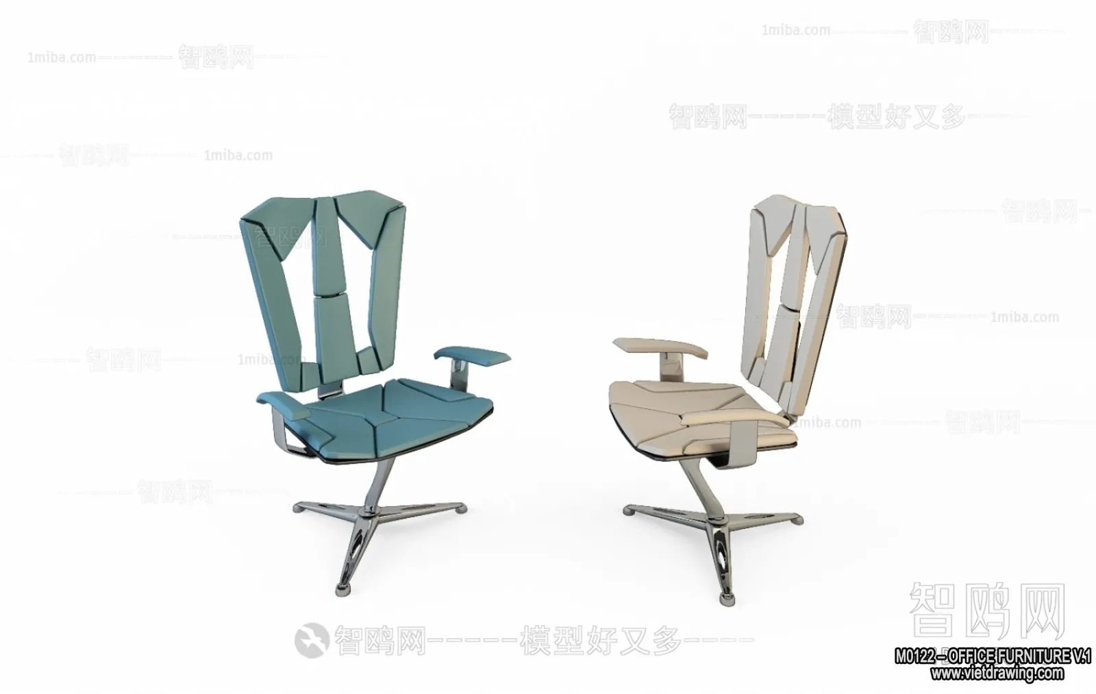 Office Furniture - 3D Models - Modern Style - 035