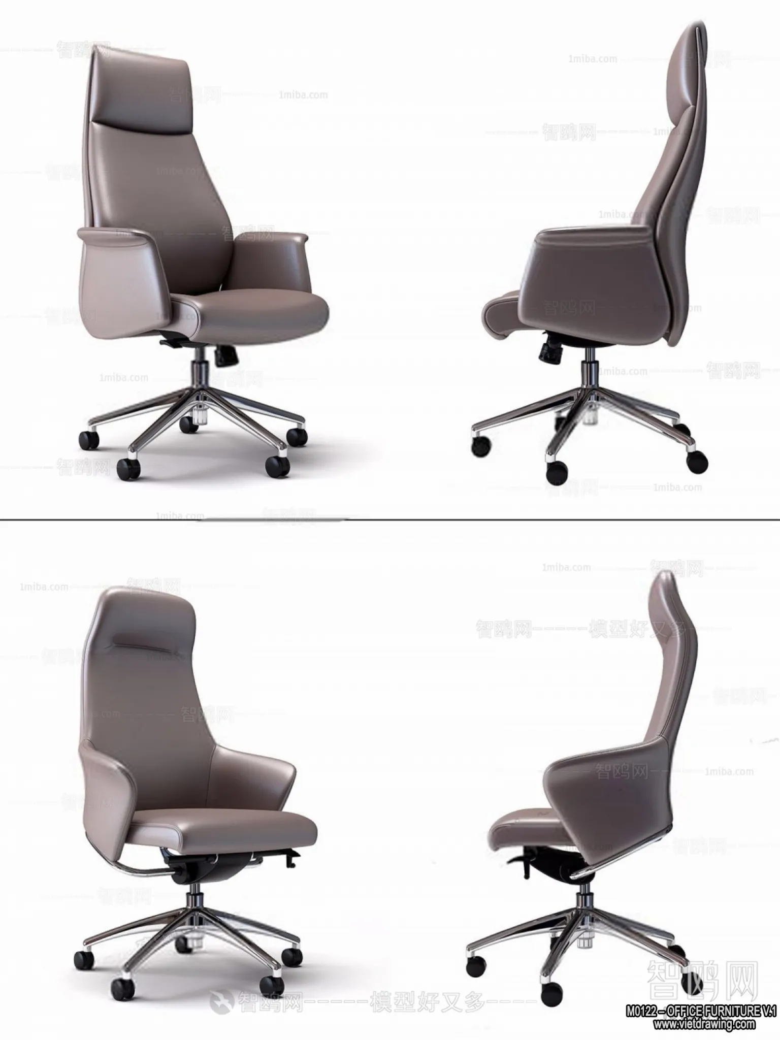 Office Furniture - 3D Models - Modern Style - 038