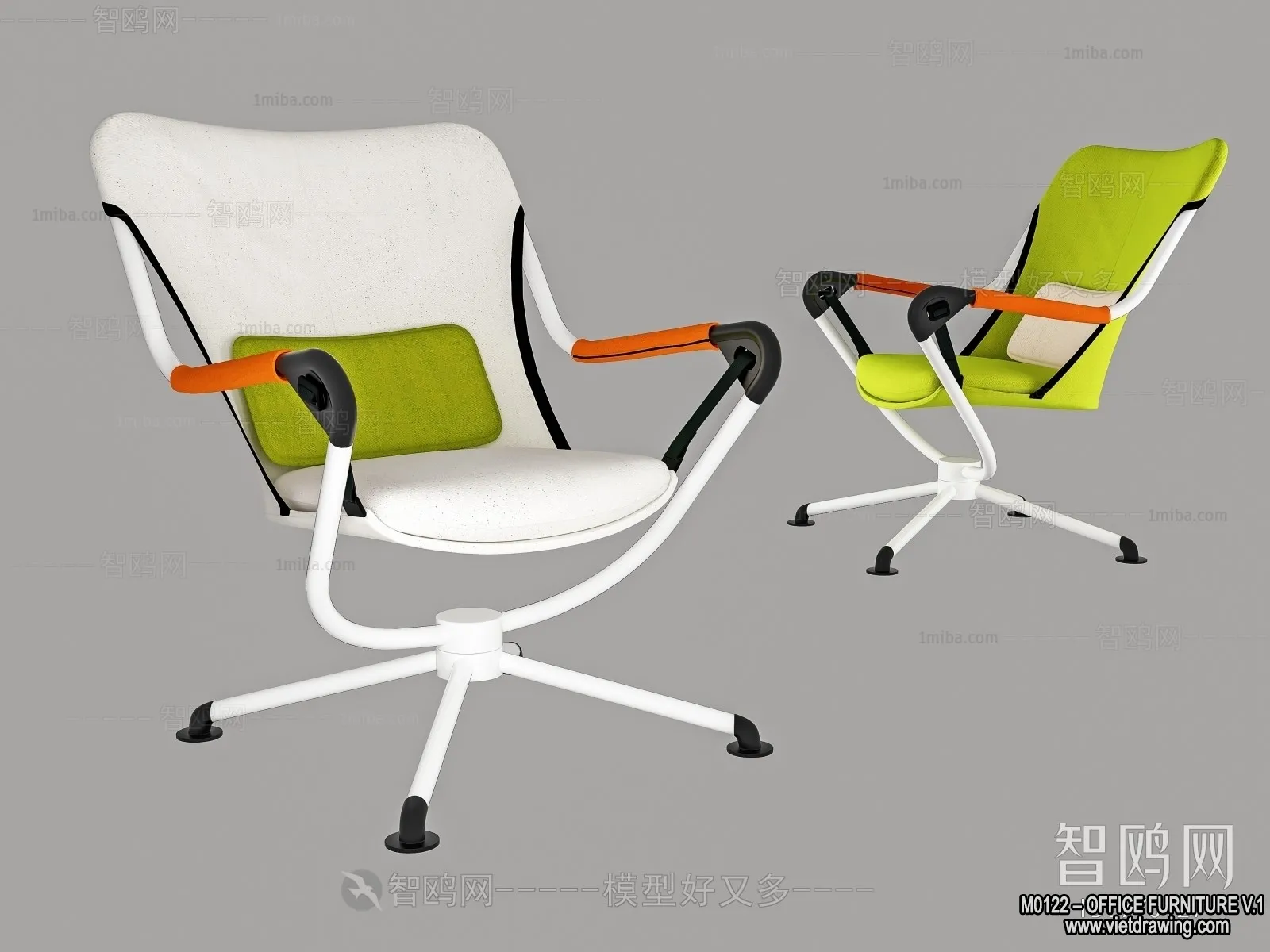 Office Furniture - 3D Models - Modern Style - 039