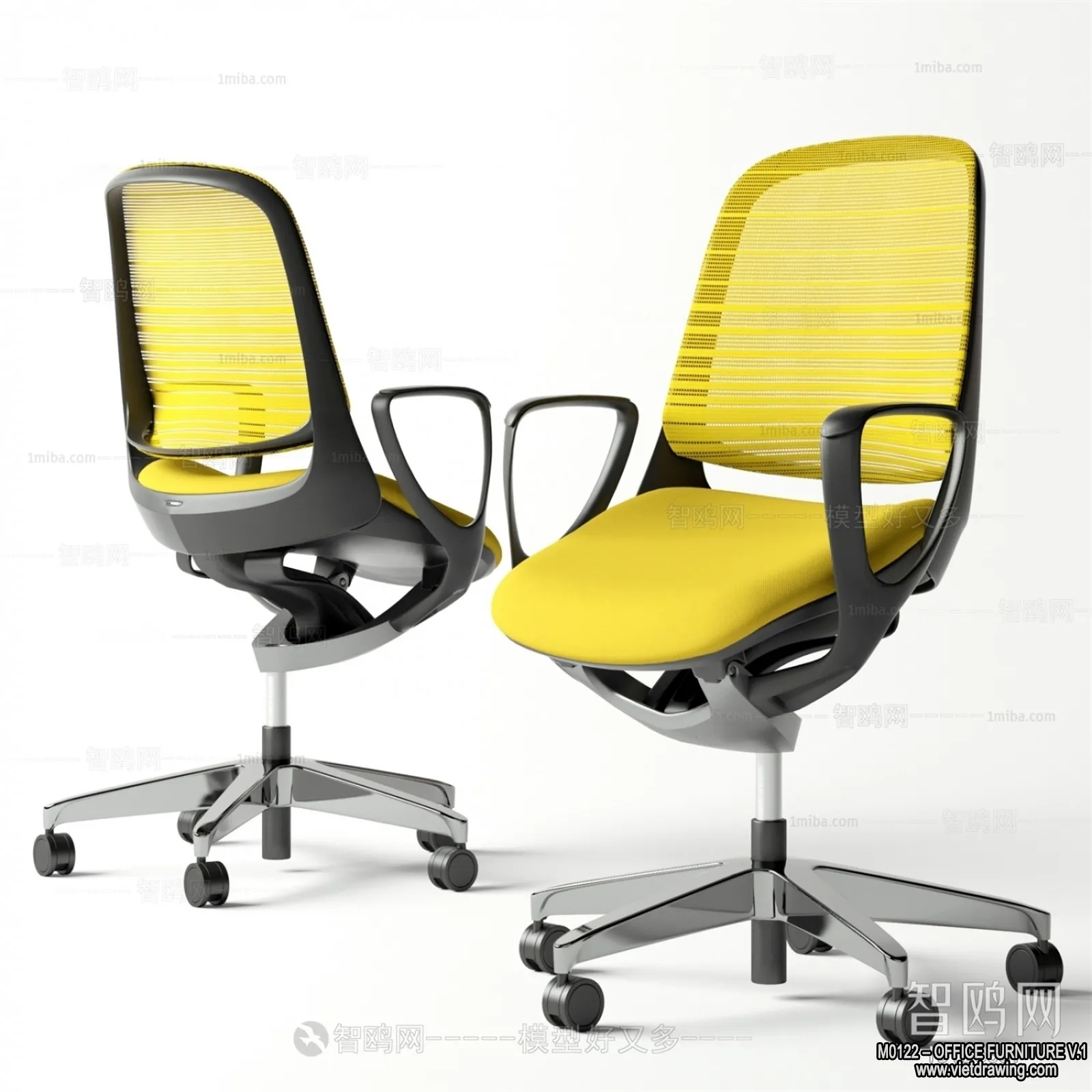 Office Furniture - 3D Models - Modern Style - 042
