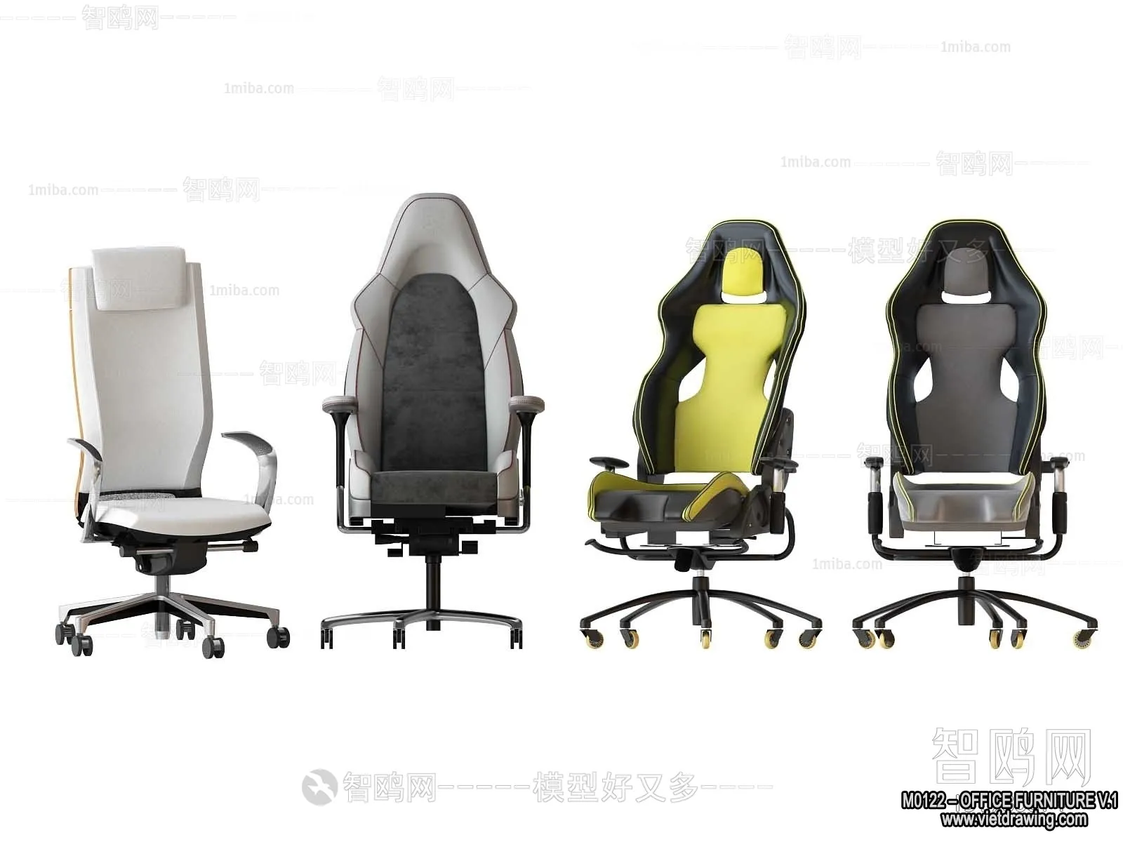 Office Furniture - 3D Models - Modern Style - 048