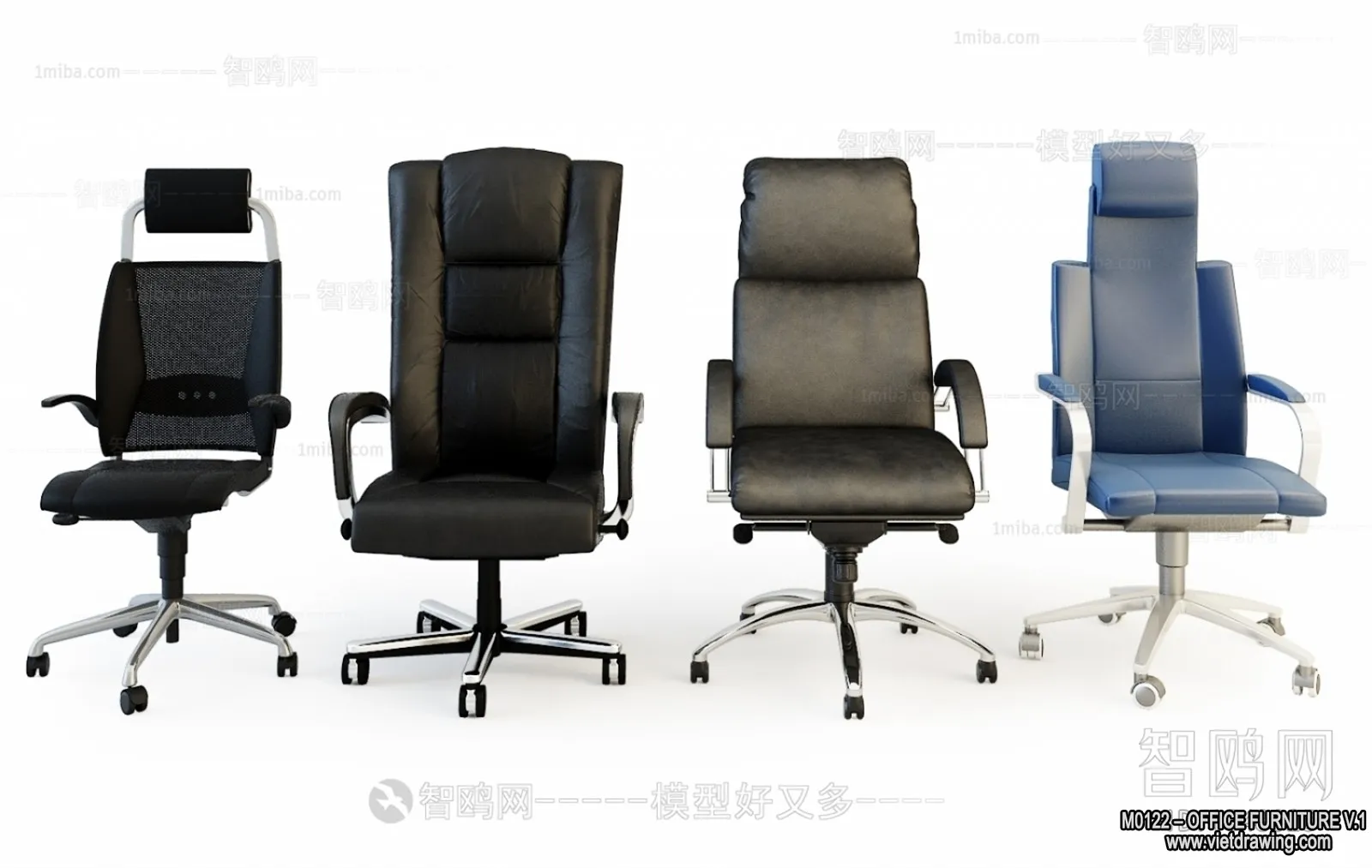 Office Furniture - 3D Models - Modern Style - 049