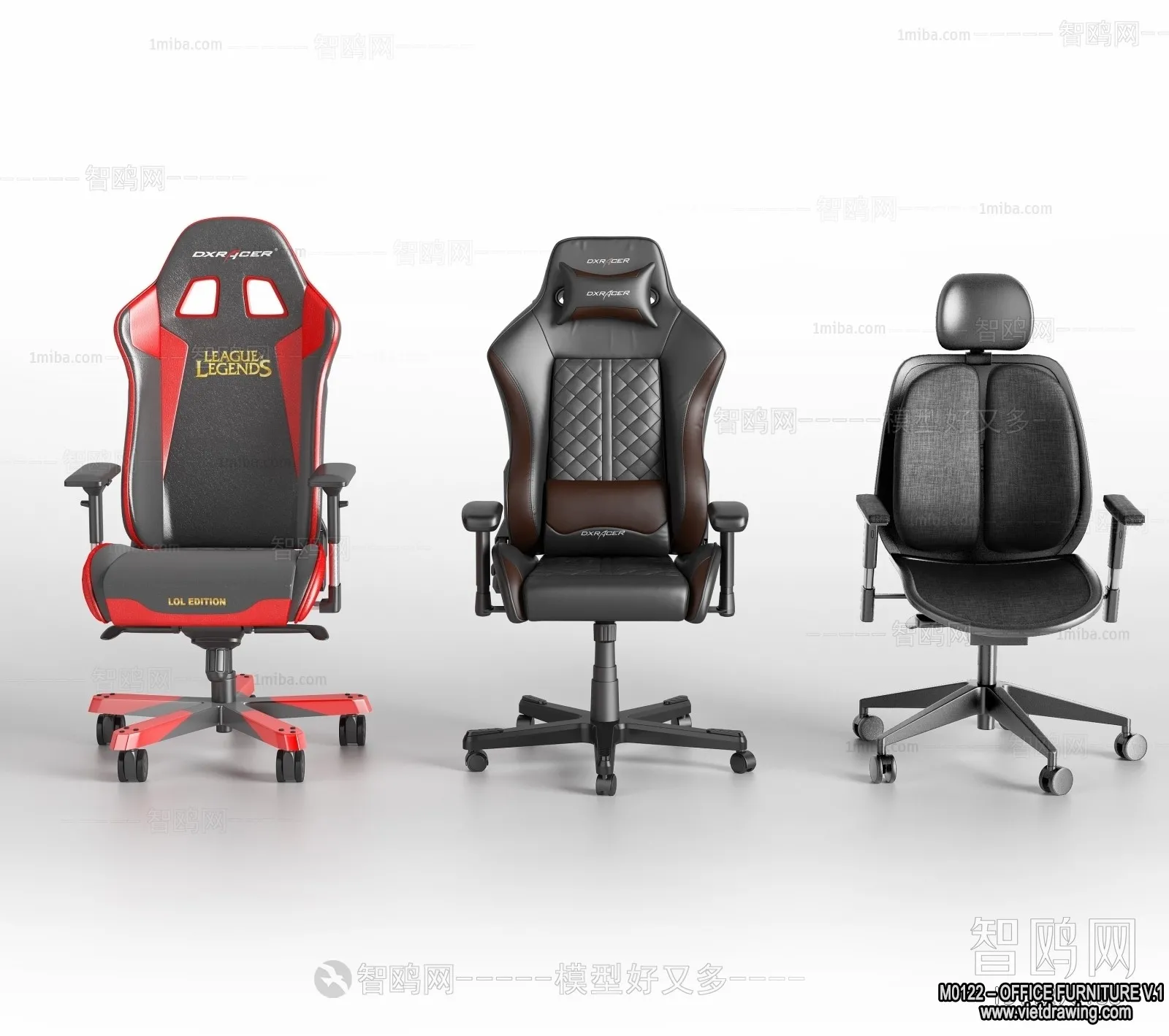 Office Furniture - 3D Models - Modern Style - 050