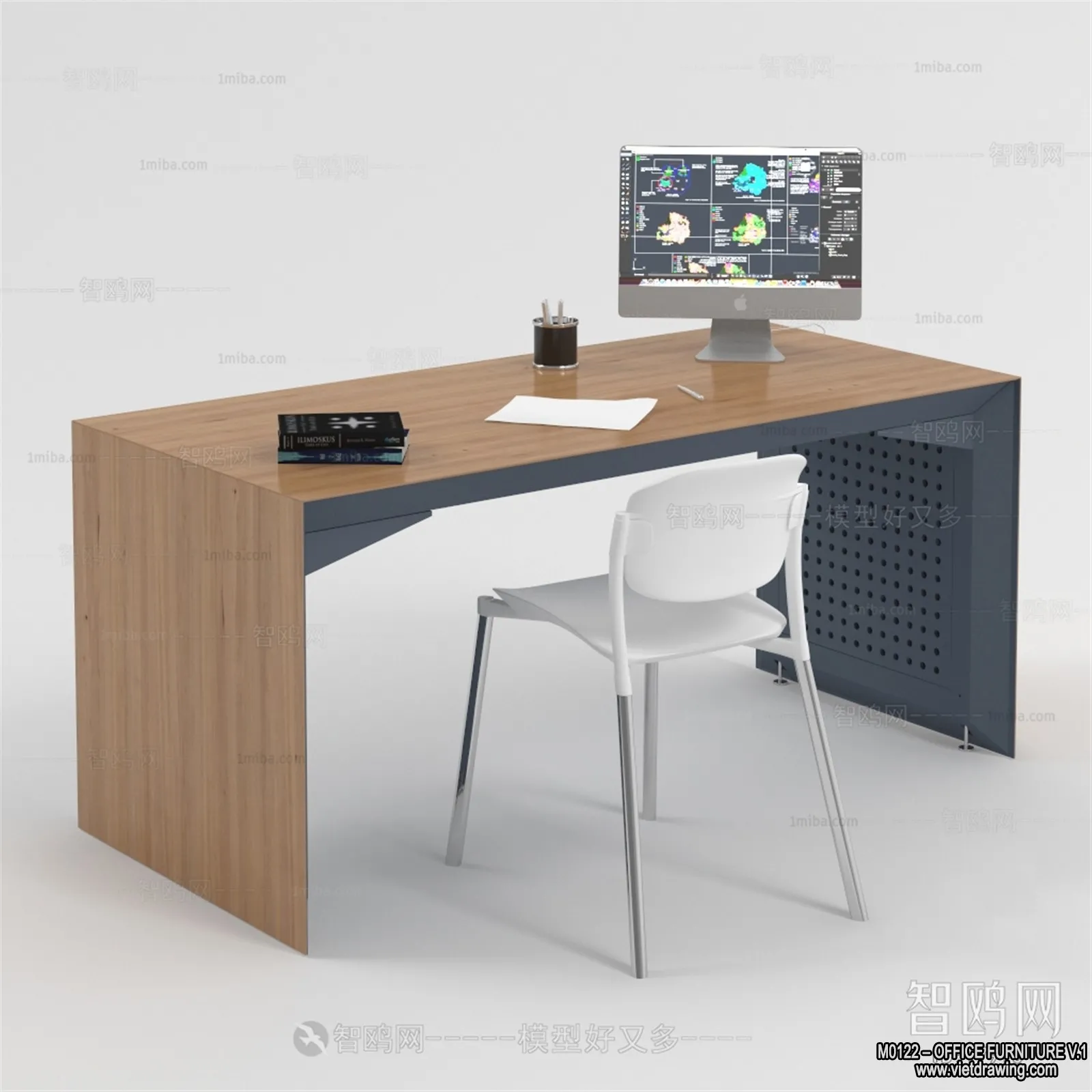 Office Furniture - 3D Models - Modern Style - 056