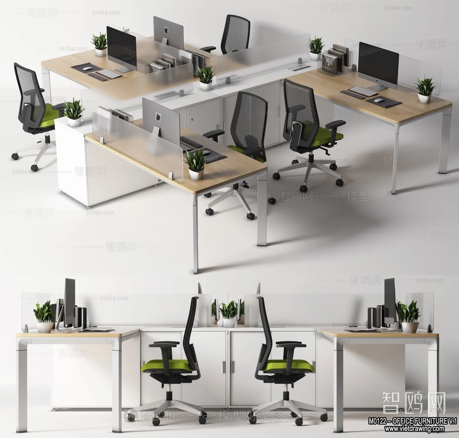 Office Furniture - 3D Models - Modern Style - 065