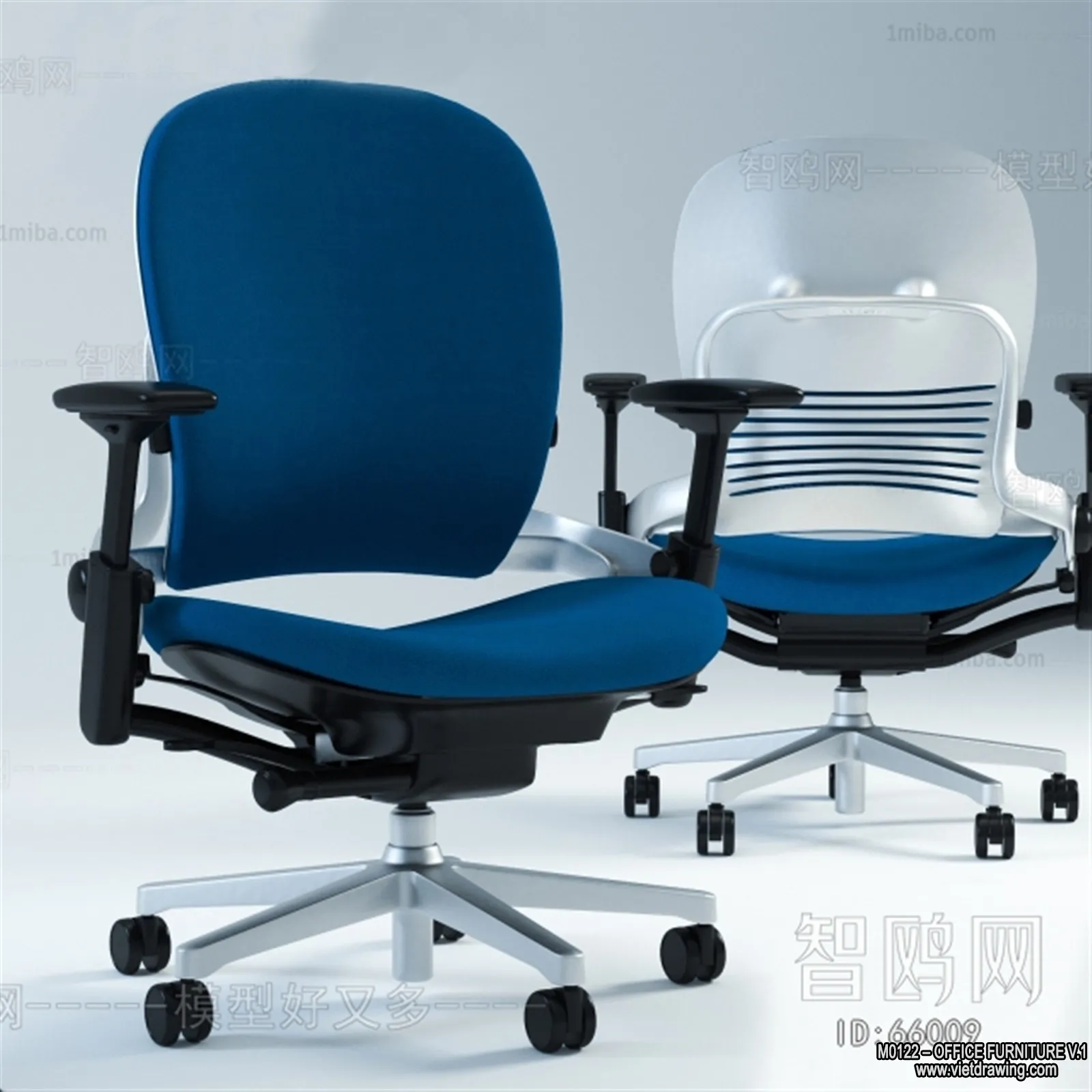 Office Furniture - 3D Models - Modern Style - 074
