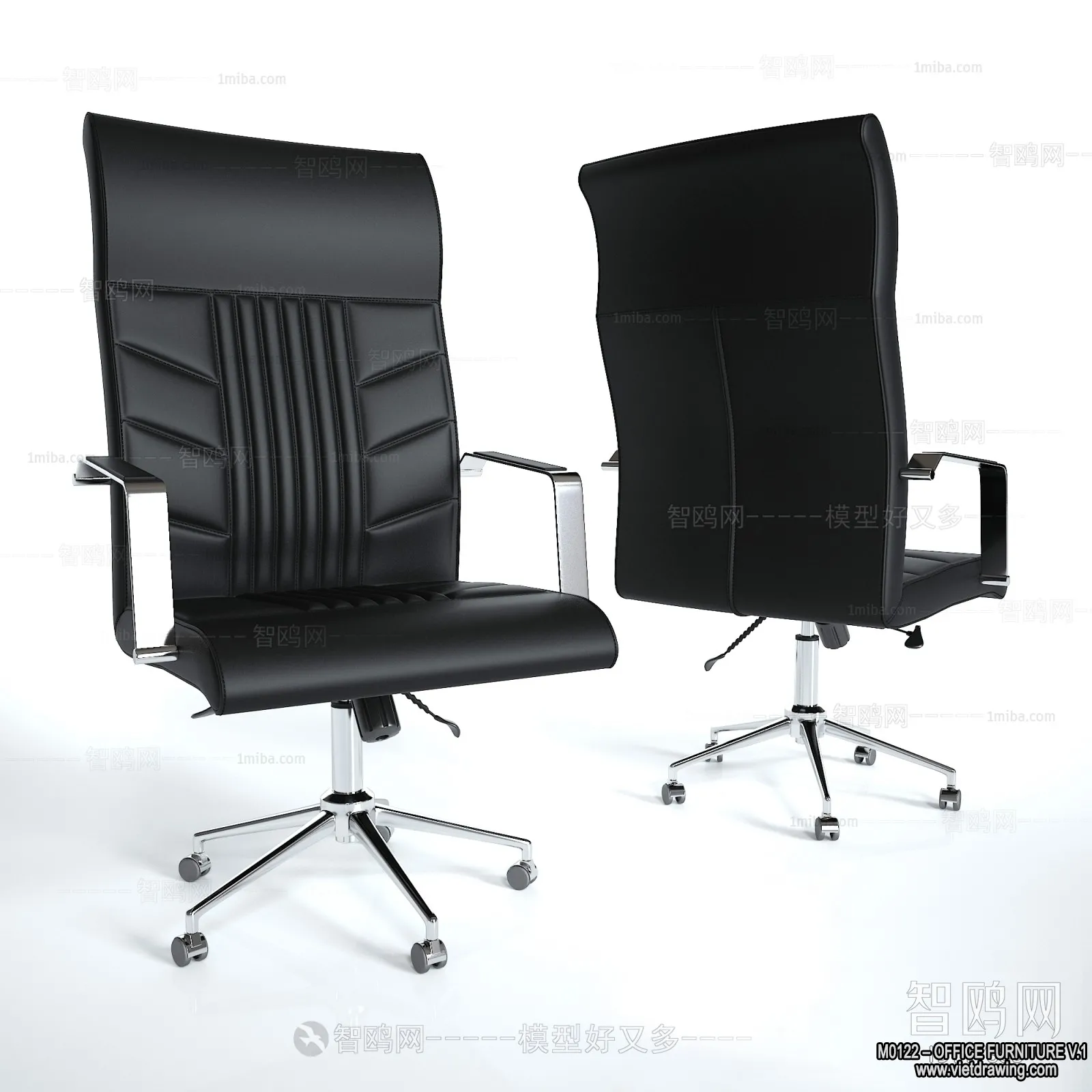 Office Furniture - 3D Models - Modern Style - 080