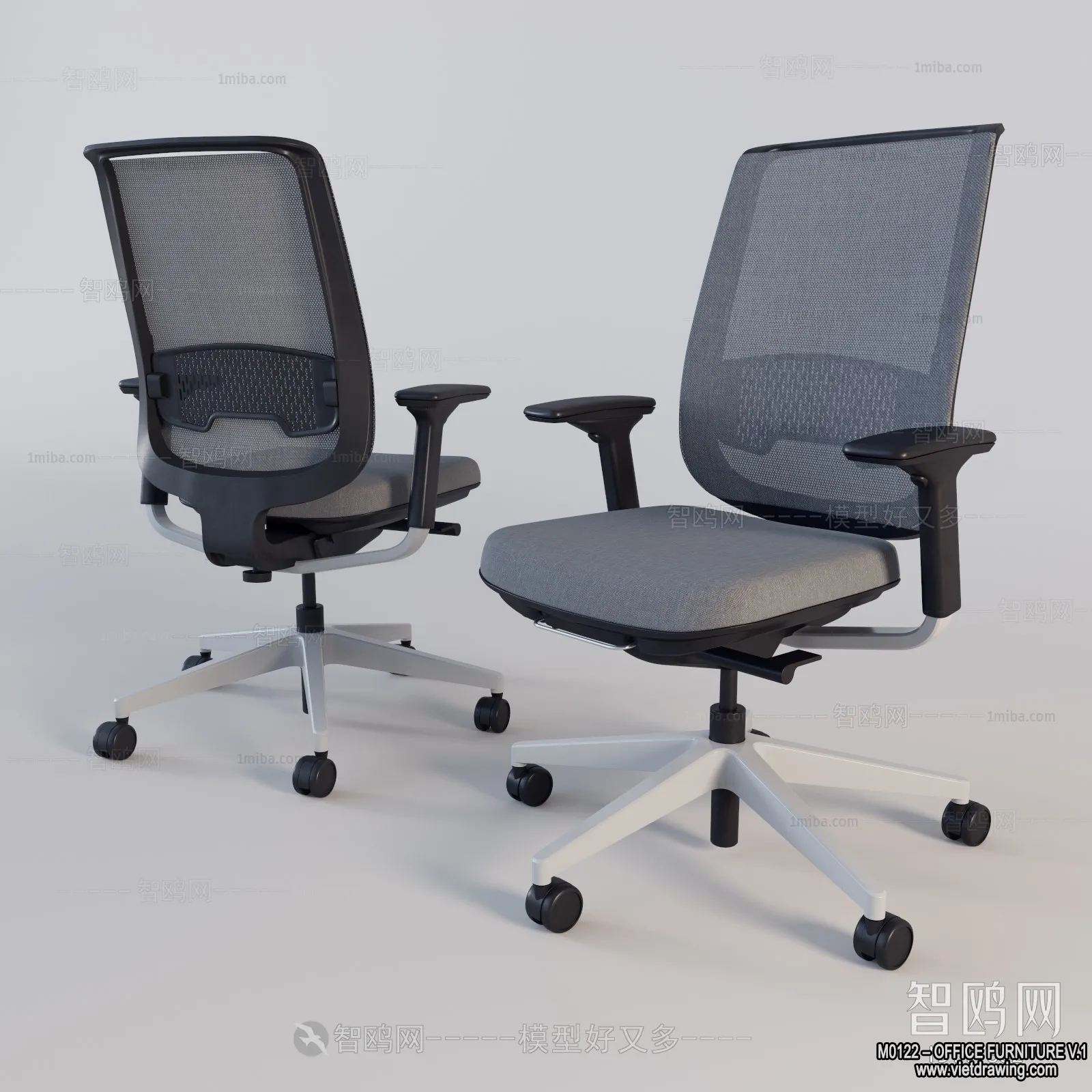 Office Furniture - 3D Models - Modern Style - 086