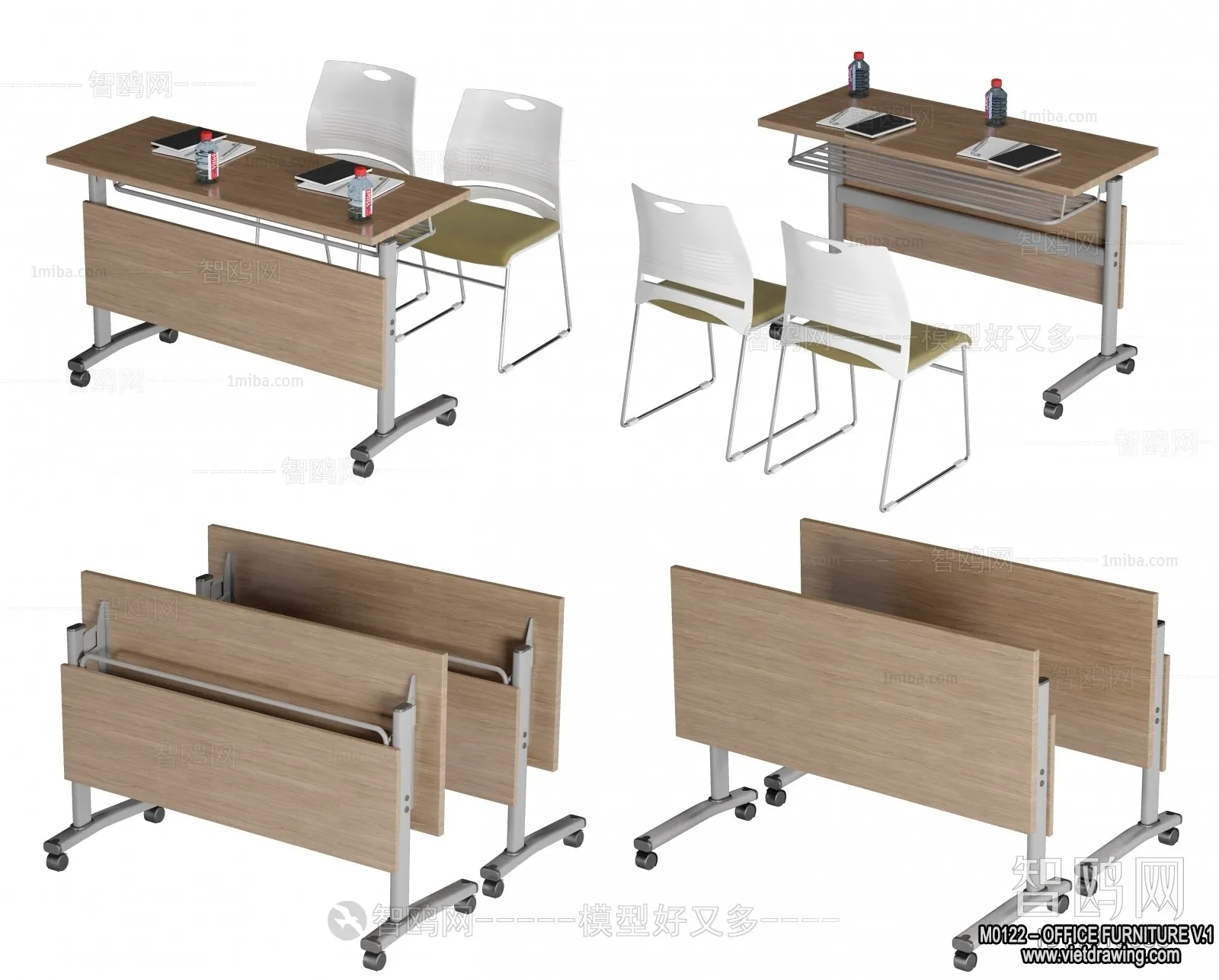 Office Furniture - 3D Models - Modern Style - 087