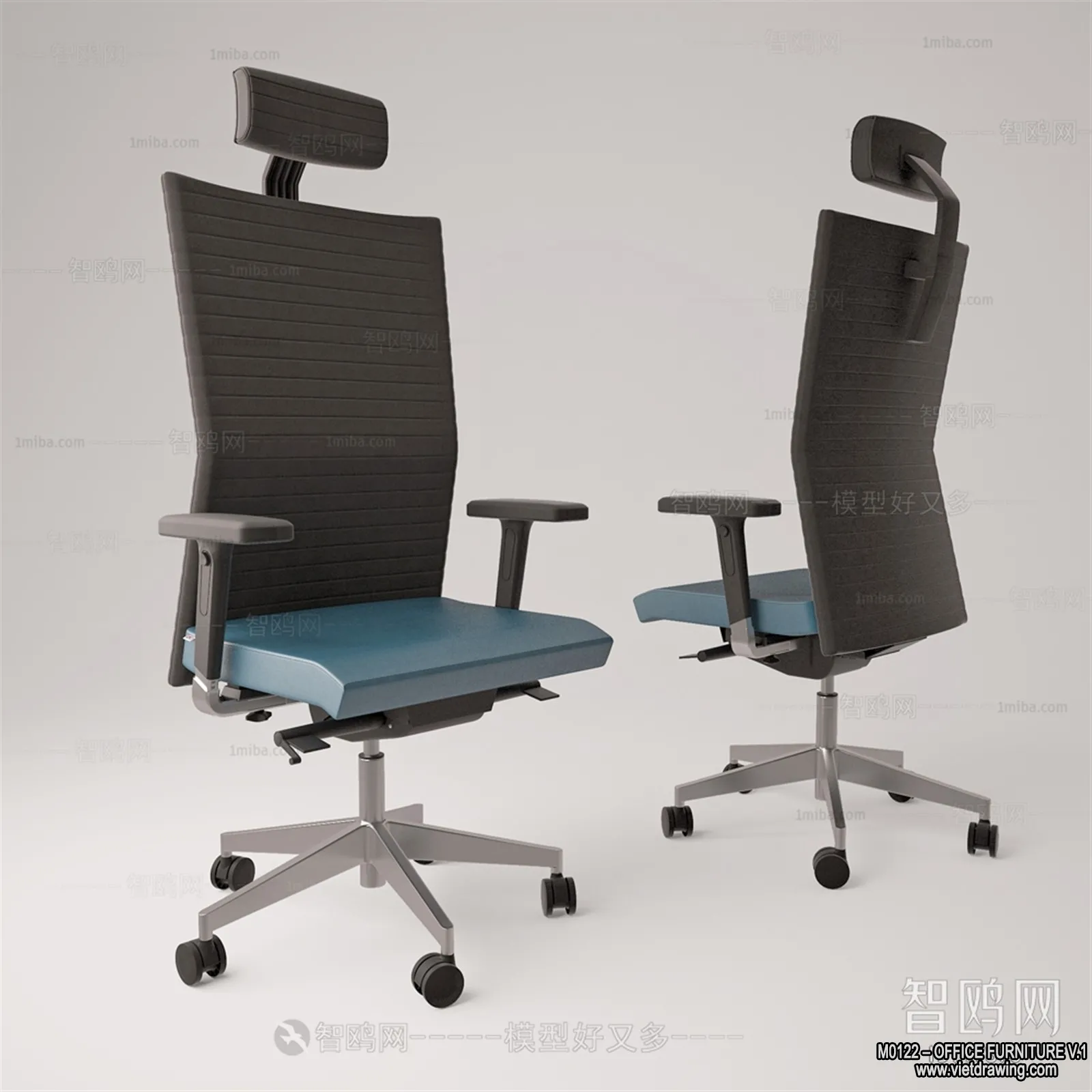 Office Furniture - 3D Models - Modern Style - 096